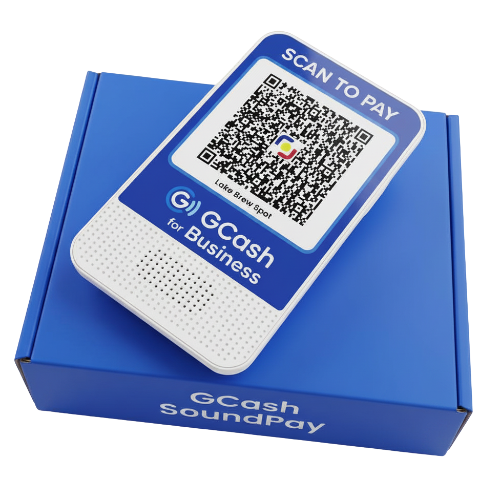 Official GCash Payment Speaker Box and QR Ph Payment Terminal Standee